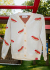 Hot Dog Knit Cardigan - Ivory