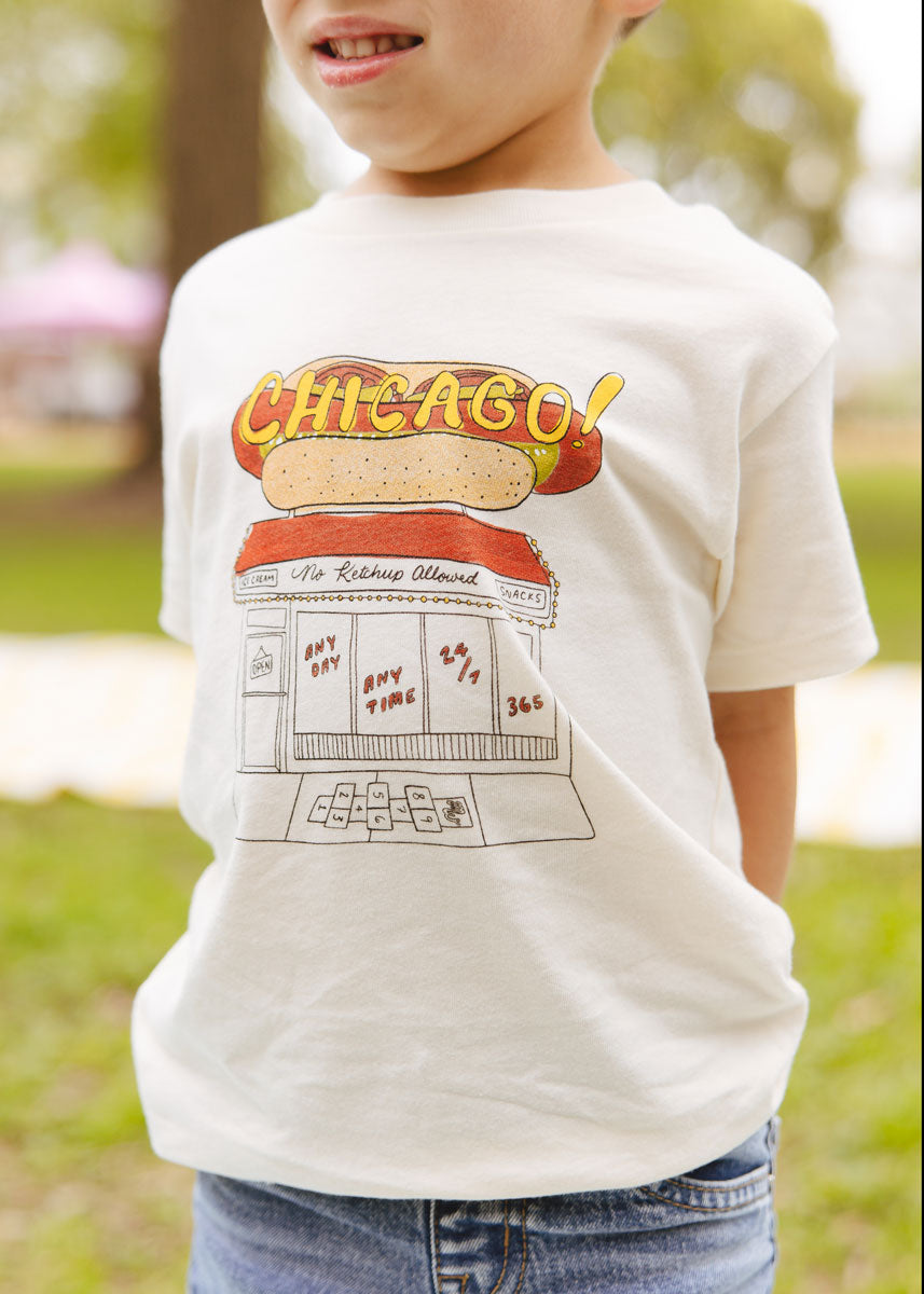 Chicago Hot Dog Stand Toddler Tee