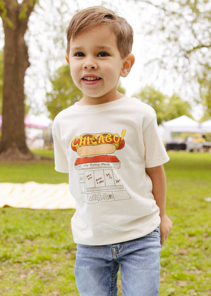 Chicago Hot Dog Stand Toddler Tee