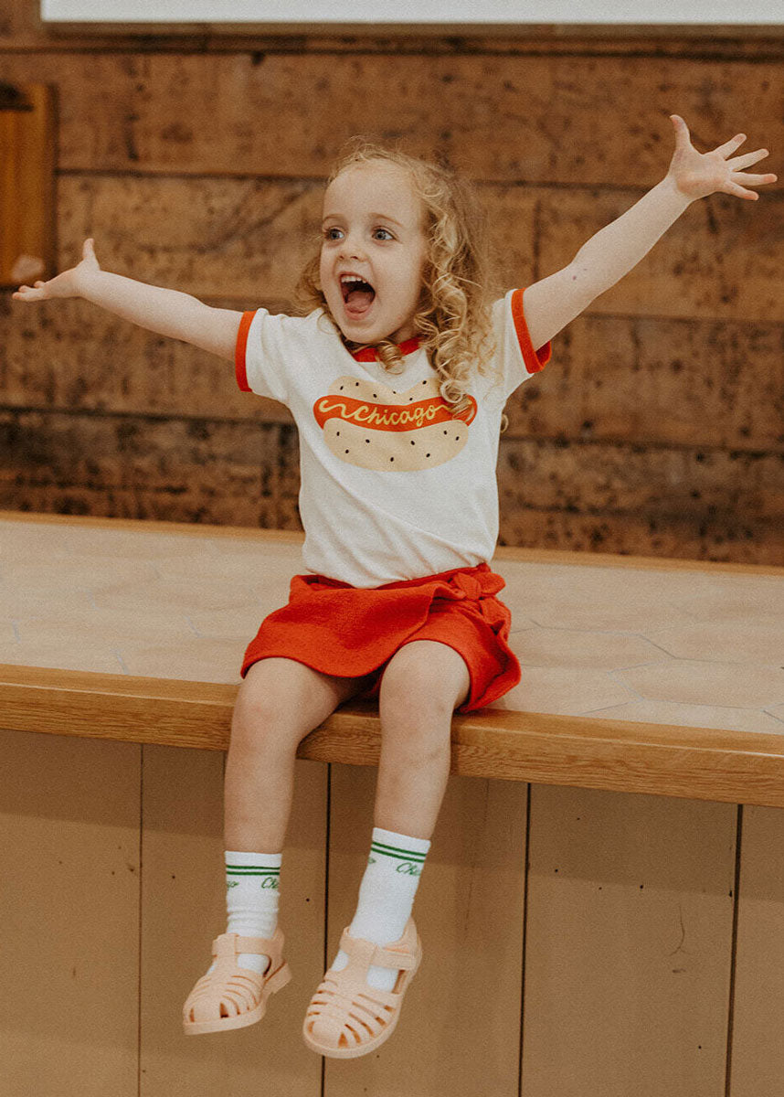 Chicago Dog Ringer Tee