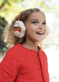 Mini Wonder Sherpa Earmuff - Hot Dog