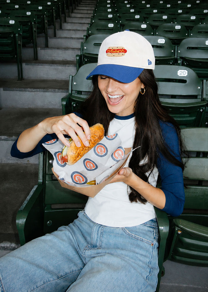 Cubs Hot Dog Two-Tone Hat - Ivory & Royal