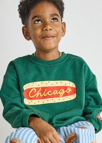 Chicago Hot Dog Oversized Sweatshirt