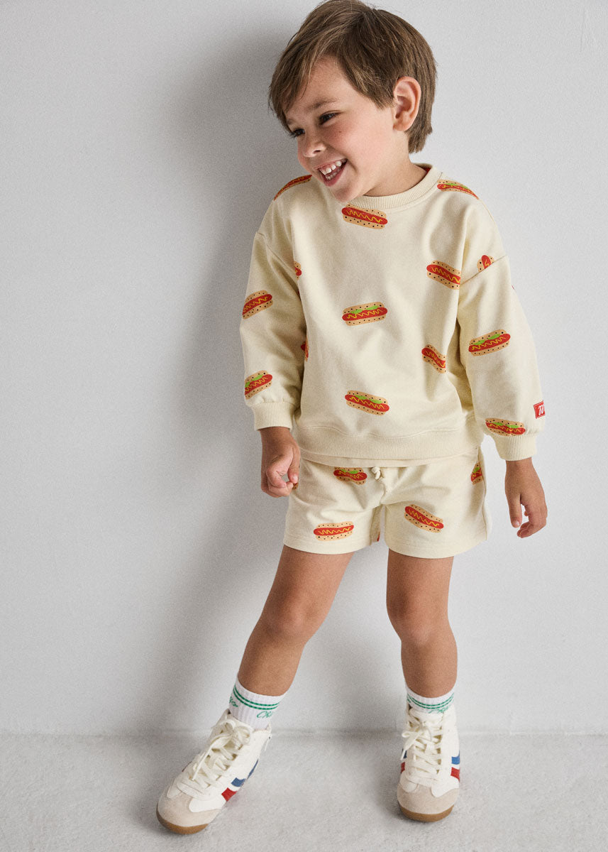 Hot Dog Oversized Sweatshirt