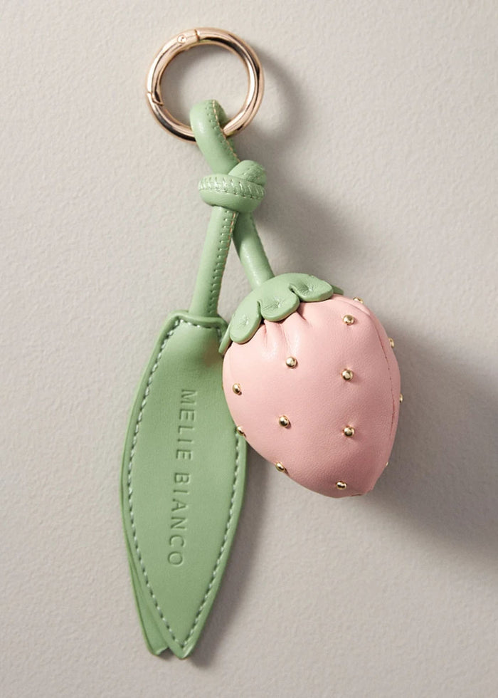 Strawberry Bag Charm - Pink