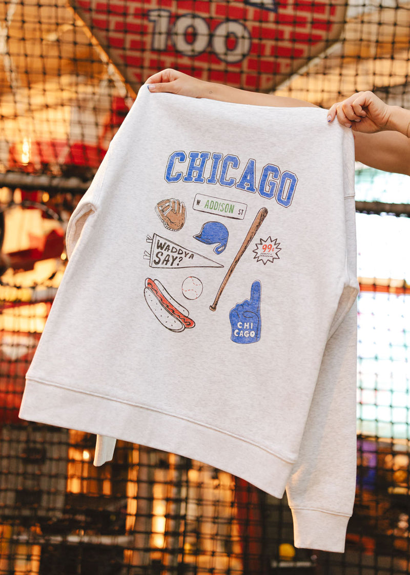 Chicago Game Day Icons Sweatshirt
