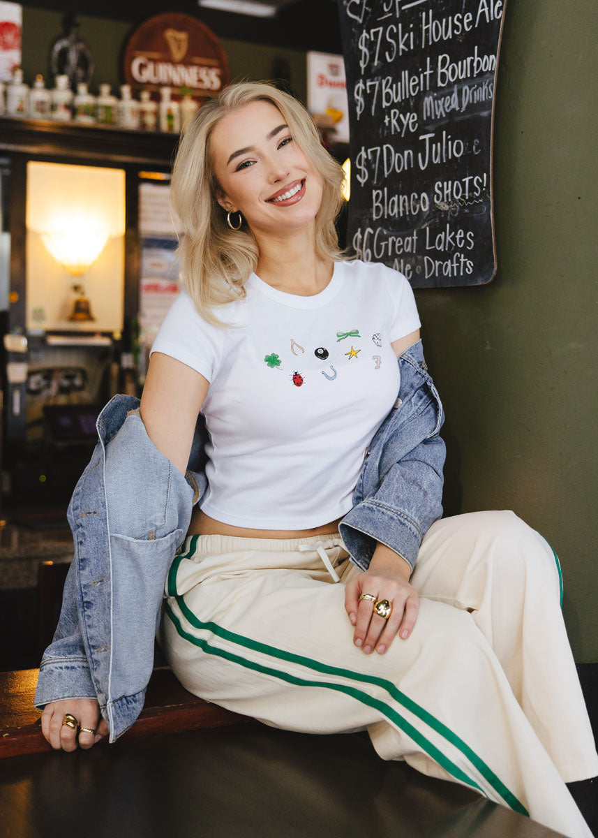 Lucky Icons Baby Tee