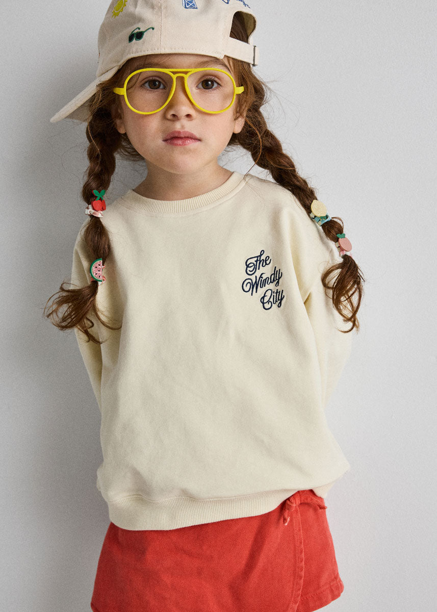Toddler Chicago Icons Hat - Ivory