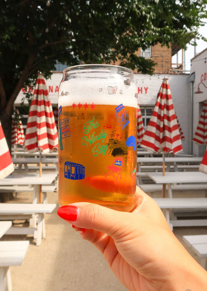 Chicago Icons Can Glass