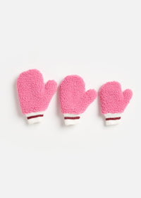 MAD HTR Sherpa Mittens - Pink