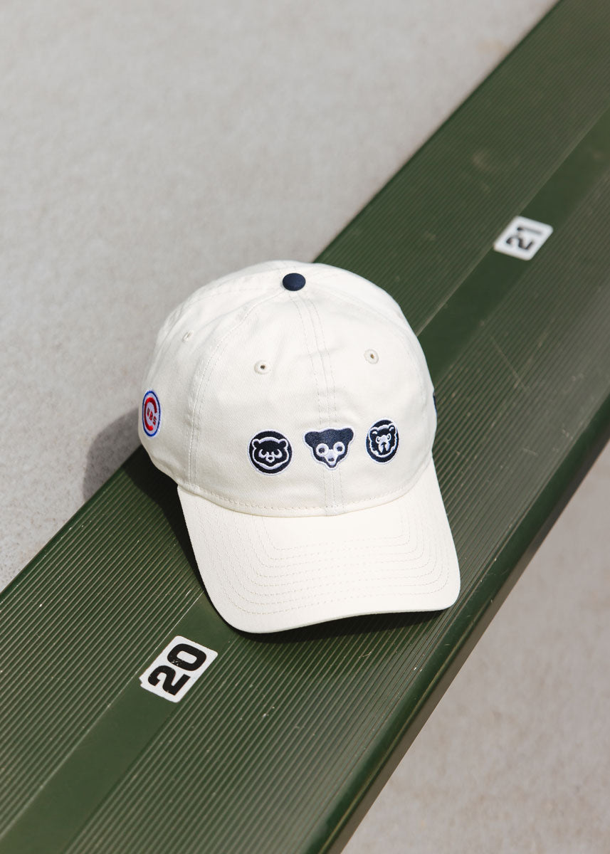 Chicago Cubs Bears Dad Hat - Ivory