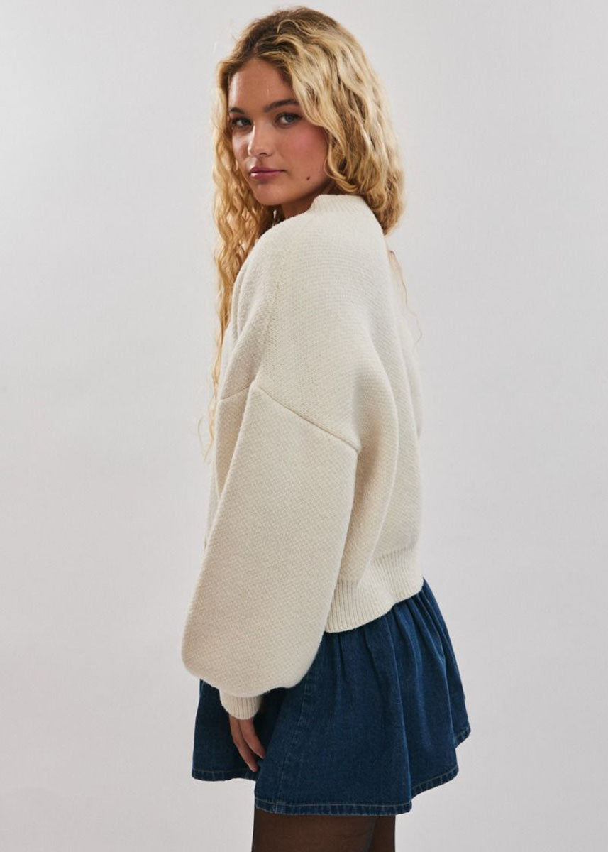 Shelby Cardigan - White