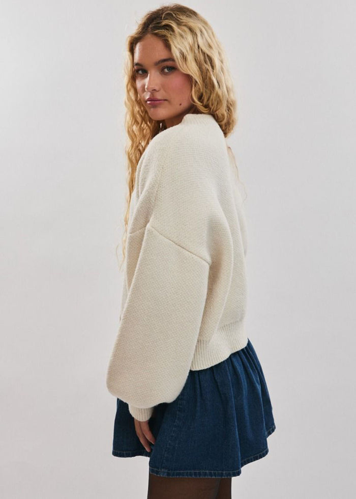 Shelby Cardigan - White