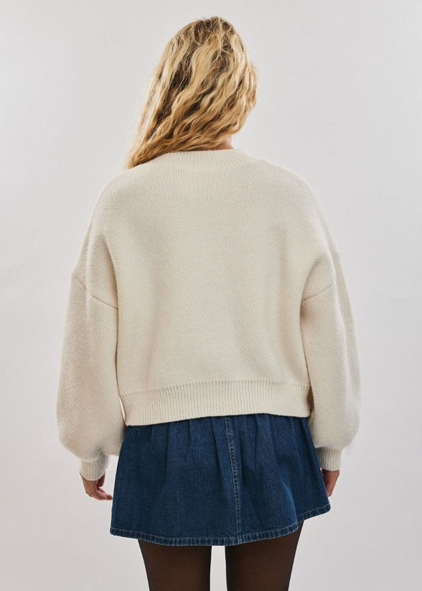 Shelby Cardigan - White