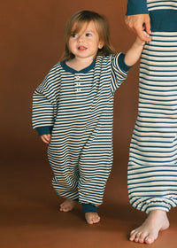 Ryan Jumpsuit - Pale Yellow Stripe
