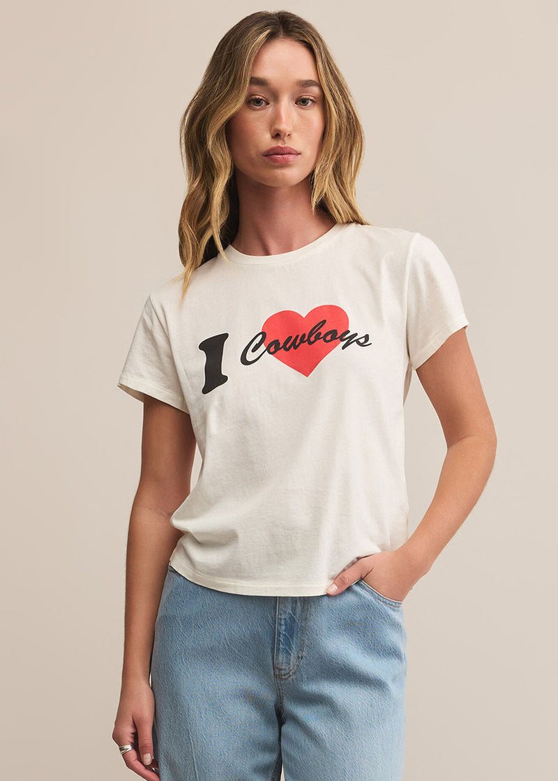 Cowboys Tourist Tee - Sea Salt