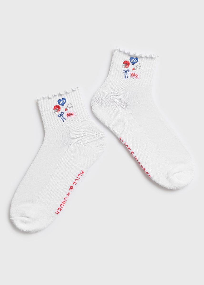 Kansas City Icons Ruffle Sock