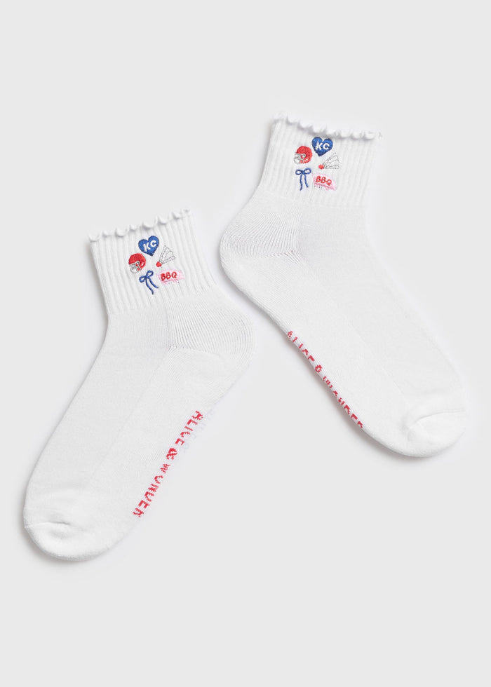 Kansas City Icons Ruffle Sock