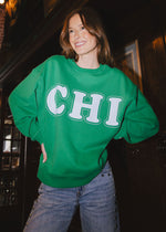 Chi Oversized Sweatshirt - Kelly Green