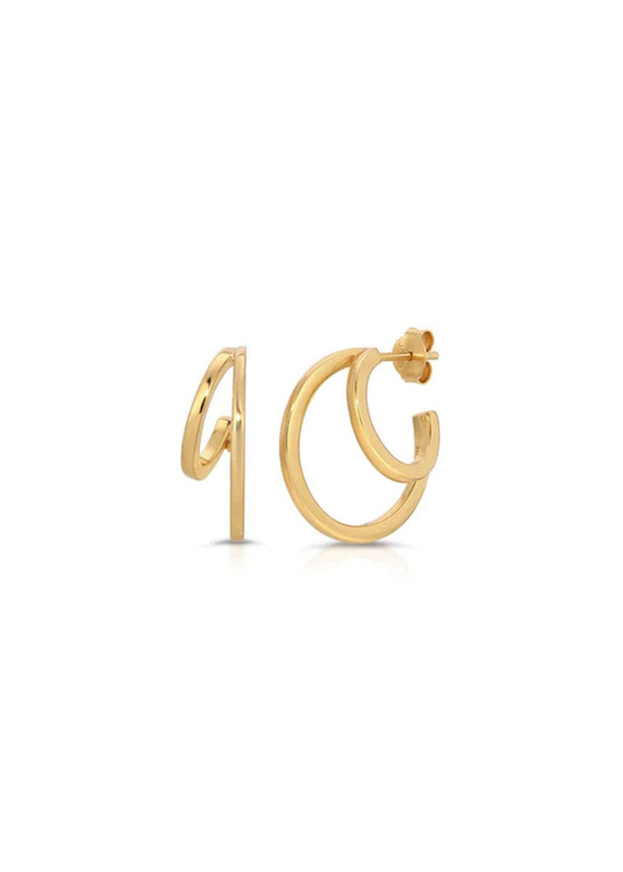 Kennedy Hoops - Gold