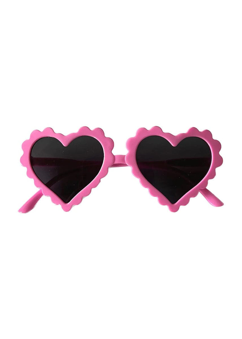 Kids Scallop Heart Sunglasses