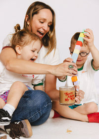 Sorry About My Kids Glass Mug