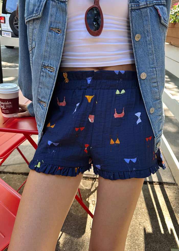 Rini Short - Navy Red Multi