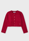 Beck Knit Cardigan - Cherry