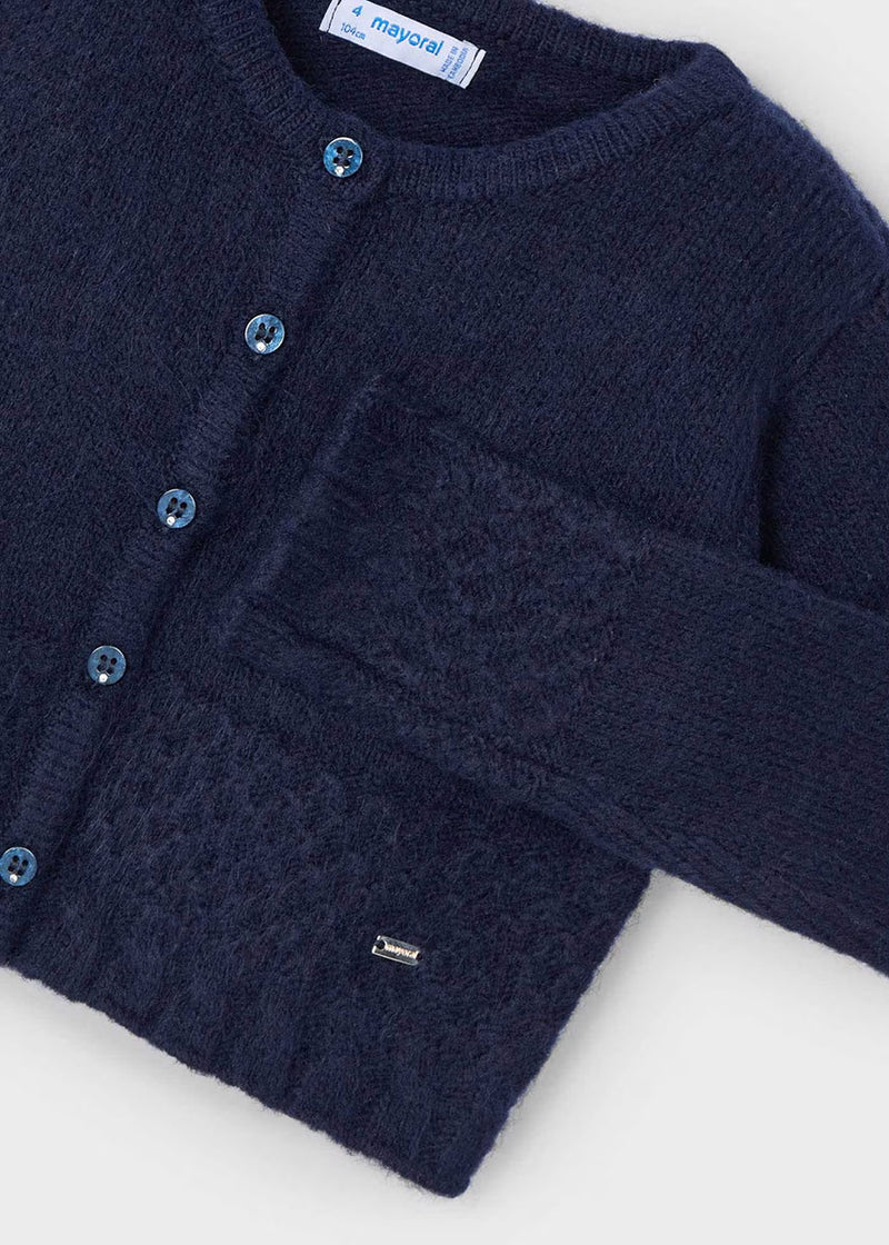 Beck Knit Cardigan - Navy