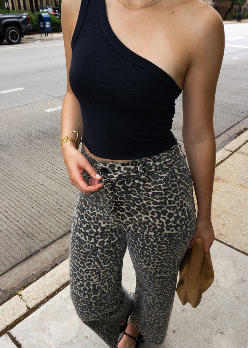 Bernadette Leopard Print Pants