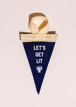 Mini Pennant Present Topper - Let's Get Lit