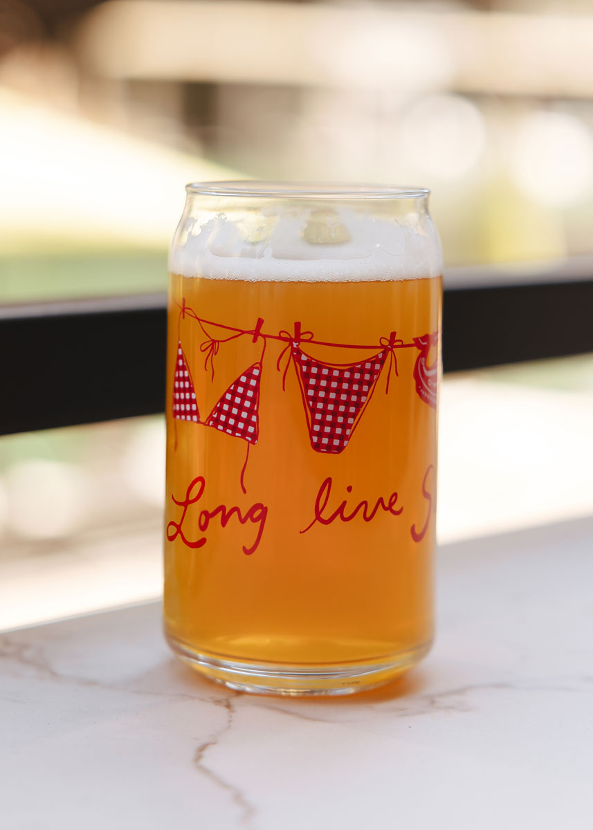 Long Live Summer Wrapped Can Glass