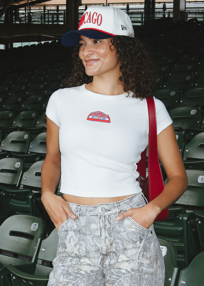 Wrigley Field Marquee Baby Tee