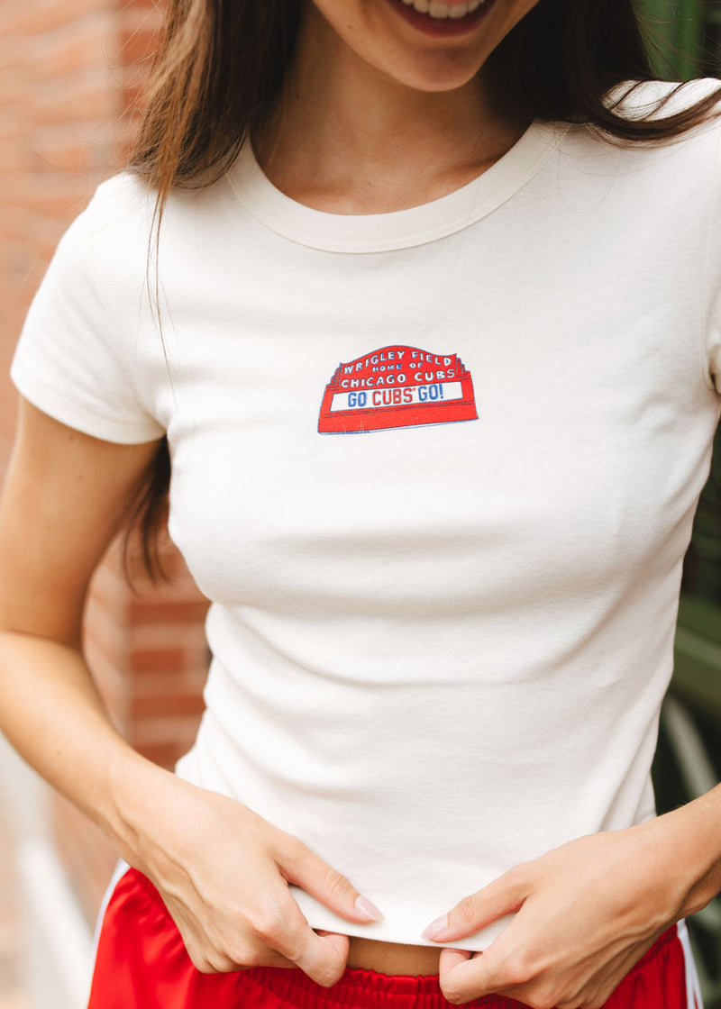 Wrigley Field Marquee Baby Tee