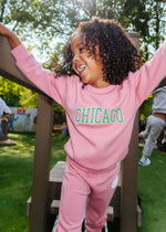 Chicago Collegiate Sweatsuit Set - Mauve