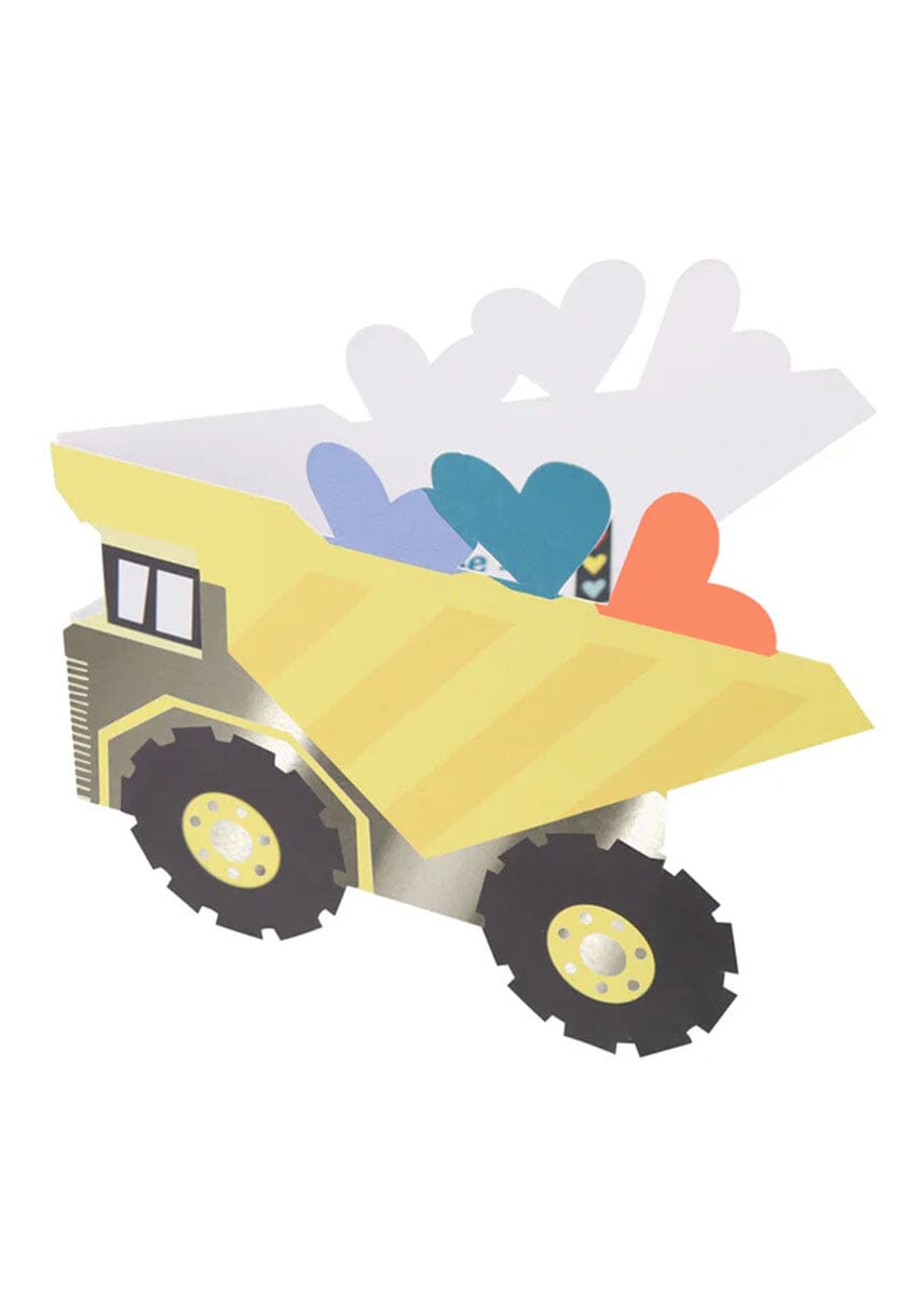 Truck Valentine's Cards & Sticker Set