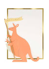 Baby Kangaroo Stand-Up Card
