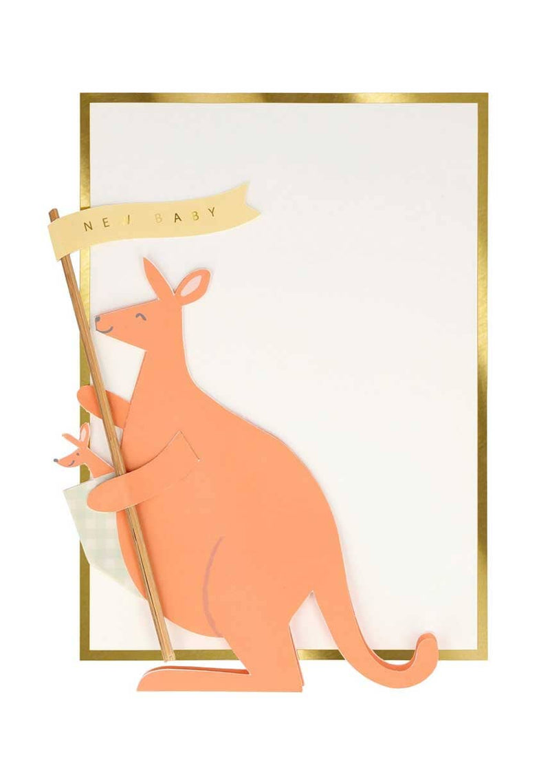 Baby Kangaroo Stand-Up Card