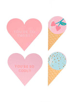 Ice Cream Valentine Cards