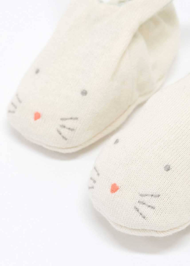 Bunny Baby Booties - Mint