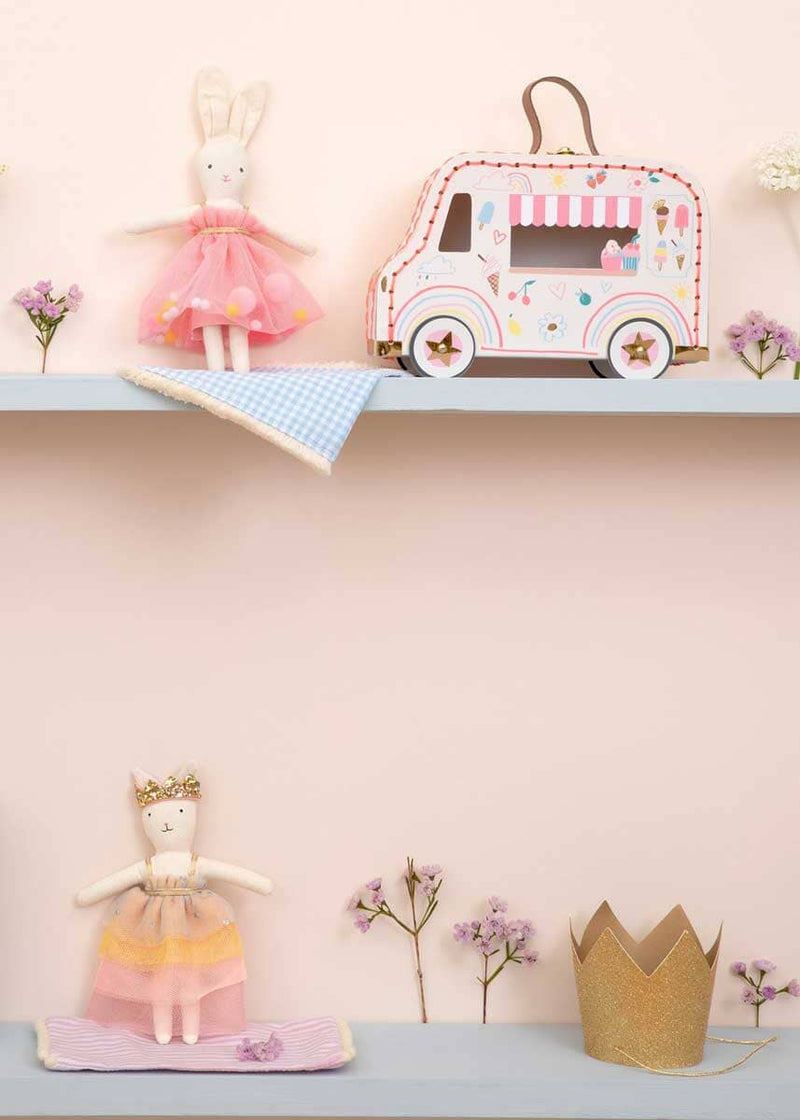 Ice Cream Van Bunny Mini Suitcase Doll