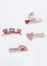 Valentine's Hair Clips