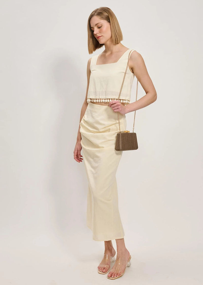 Melina Evening Clutch - Mocha