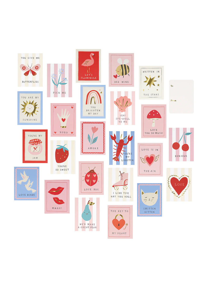 Icon Kids Valentine's Cards & Sticker Set