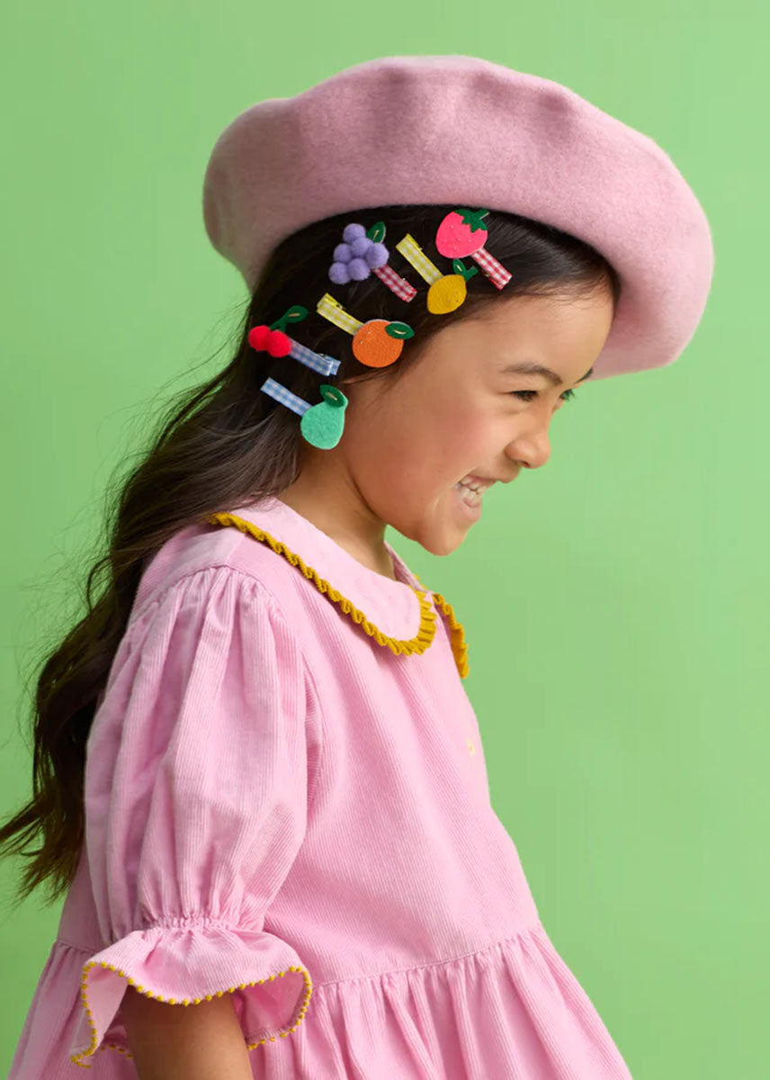 Fruit Hair Clips Set