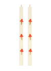 Mushroom Taper Candles