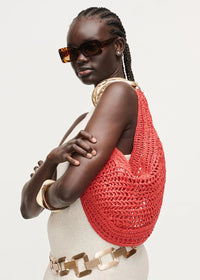 Camden Goldie Hobo Bag - Red