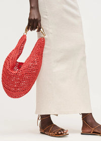 Camden Goldie Hobo Bag - Red