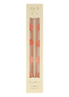 Pink Flower Taper Candles