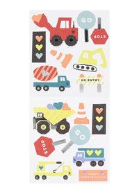 Truck Valentine's Cards & Sticker Set